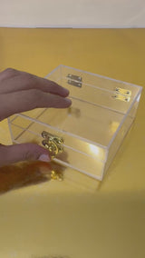 Acrylic Box - Umrah/Hajj Tabarruk, Baby Announcement, Nikkah Bid