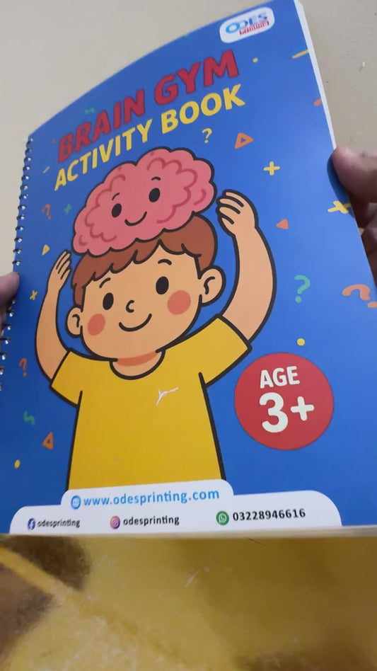 Brain Gym and Coding Activity Sets for Kids (age 3-12 years) Write & Wipe
