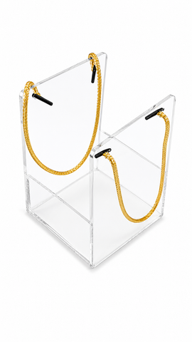 Acrylic Set (with Small Square Tin & Tasbeeh) Blue Elegant- Wedding - Hajj / Umrah Tabarruk Packaging