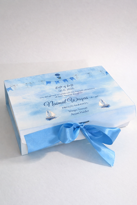 Baby Announcement - Half KG Card Box